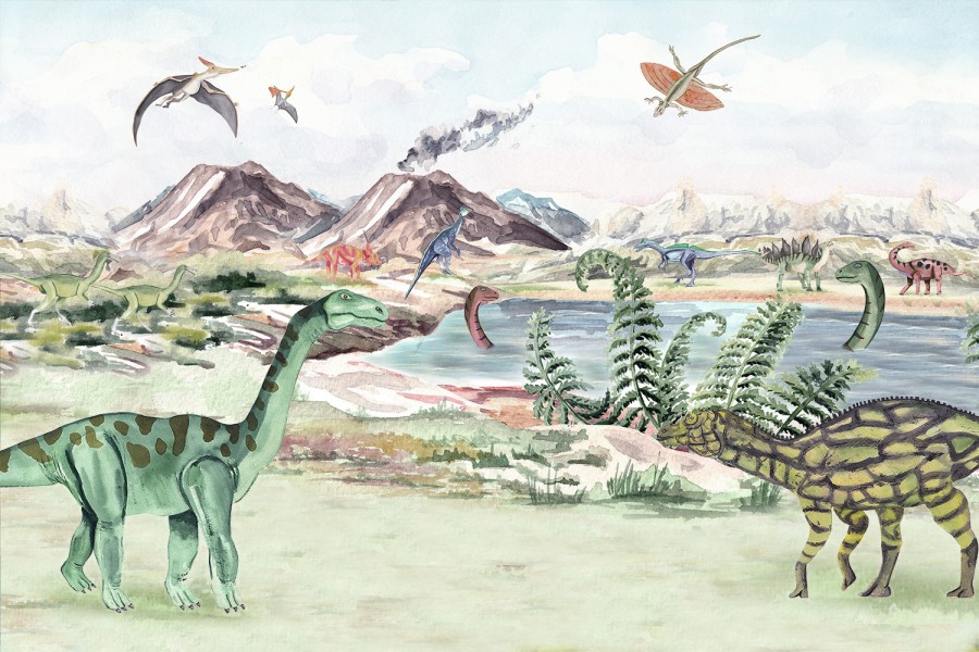 Dinosaur Mural